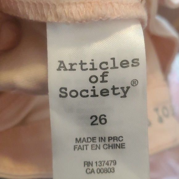 Article of Society Skinny Jeans size 26 x 29 - Picture 6 of 6